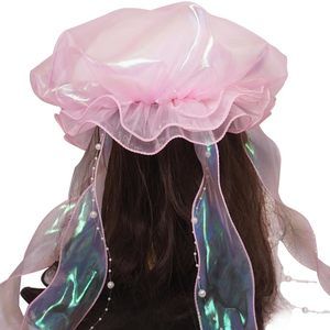 Magic Jellyfish Beret Handmade Vintage Artist Painter Hat Cosplay Holiday Cap🦖